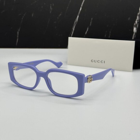 NEW GG1534S 005 GUCCI SQUARE VIOLET WOMEN GUCCI SUNGLASSES - Picture 1 of 11